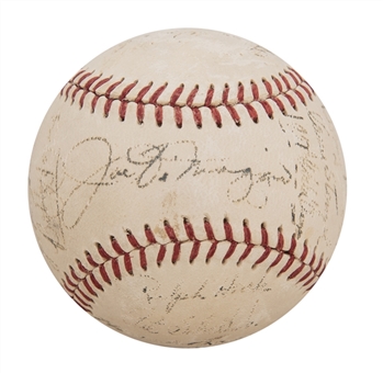 1951 World Champion New York Yankees Team Signed Baseball With 23 Signatures Including Stengel, Berra, Rizzuto & Mize (PSA/DNA)